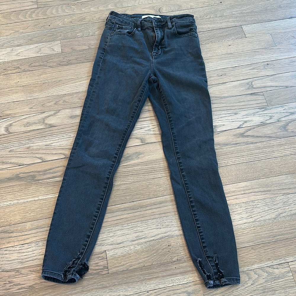 Light washed black jeans